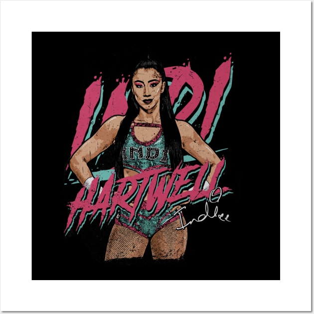 Indi Hartwell Pose Wall Art by MunMun_Design